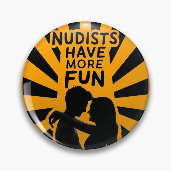 Item preview, Nudists Have More Fun - Unique Eye Catching - Orange designed and sold by JLEmporium.