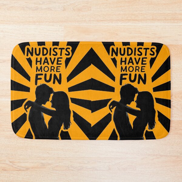 Item preview, Nudists Have More Fun - Unique Eye Catching - Orange designed and sold by JLEmporium.