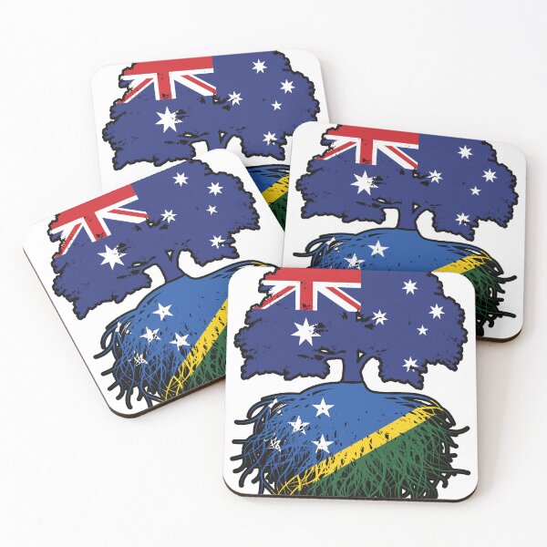 Item preview, Solomon Islands Solomon Islander Australian Australia Tree Roots Flag designed and sold by FlagX.
