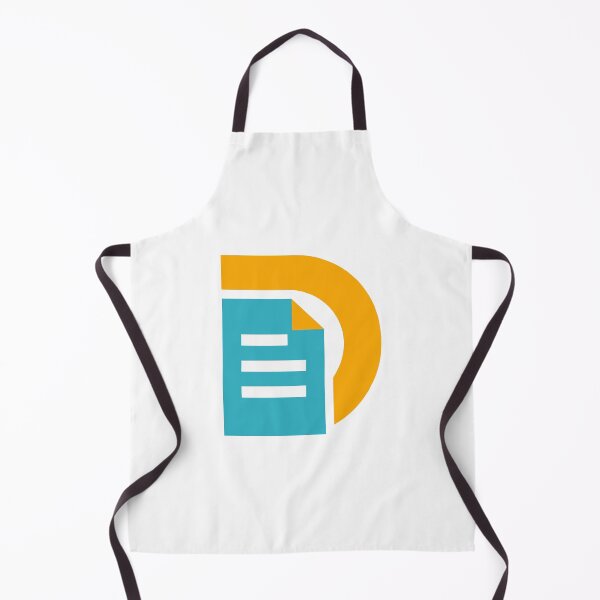 Item preview, letter D logo combined with a paper document designed and sold by rasagamastore.