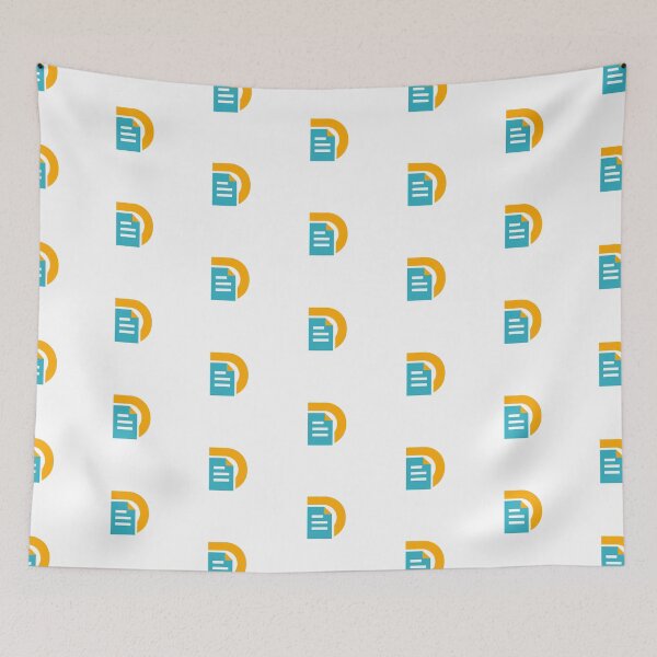 Item preview, letter D logo combined with a paper document designed and sold by rasagamastore.