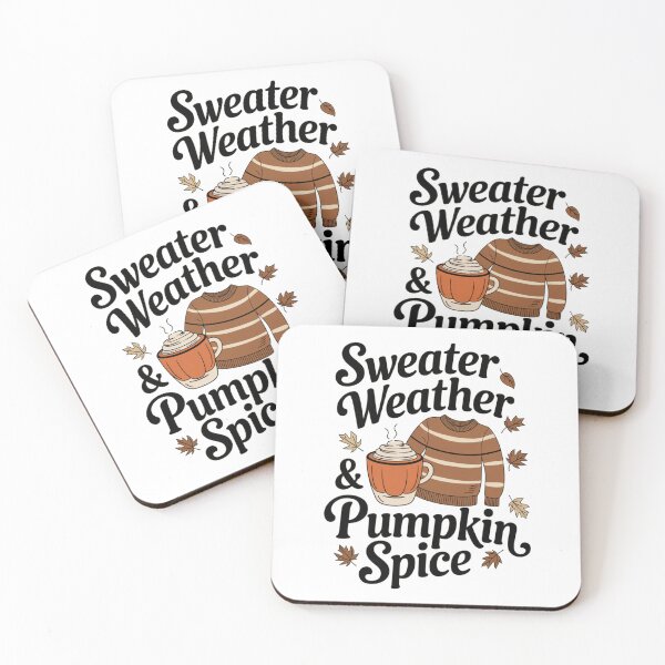 Item preview, Sweater Weather & Pumpkin Spice designed and sold by Davideus.