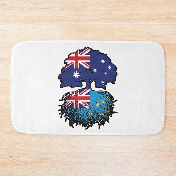 Item preview, Tuvalu Tuvaluan Australian Australia Tree Roots Flag designed and sold by FlagX.