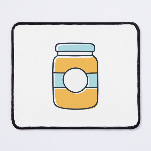 Item preview, Illustration of a bottle or jar of jam designed and sold by rasagamastore.