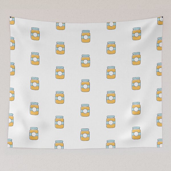 Item preview, Illustration of a bottle or jar of jam designed and sold by rasagamastore.