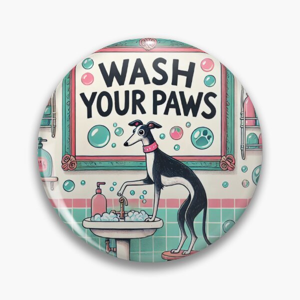 Item preview, Greyhound Dog Funny Whimsical #1 designed and sold by Bosa Prints.