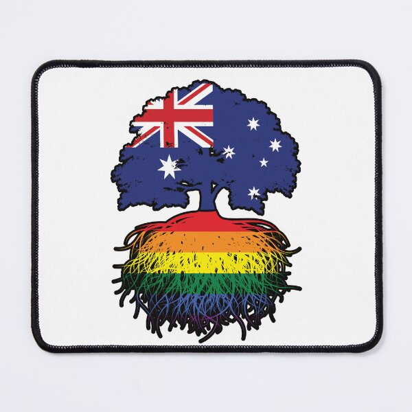 Item preview, Lgbtq Gay Australian Australia Tree Roots Flag designed and sold by FlagX.