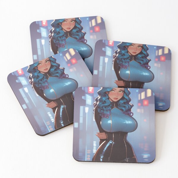 Item preview, Woman in Bodysuit Standing on Street designed and sold by WaifuBrowser.