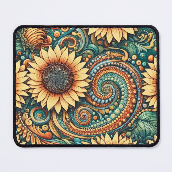 Item preview, Swirling Patterns Sunflowers designed and sold by purplesensation.
