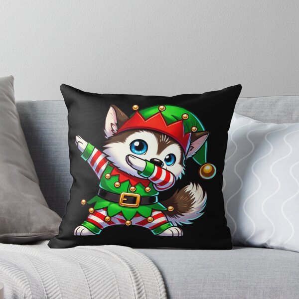 Item preview, Christmas Husky Elf Funny Husky Lover designed and sold by BlueBerry-Pengu.