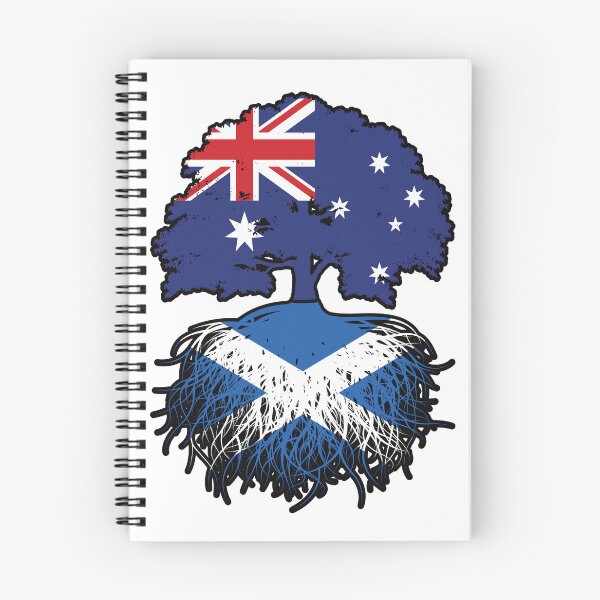Item preview, Scotland Scottish Australian Australia Tree Roots Flag designed and sold by FlagX.