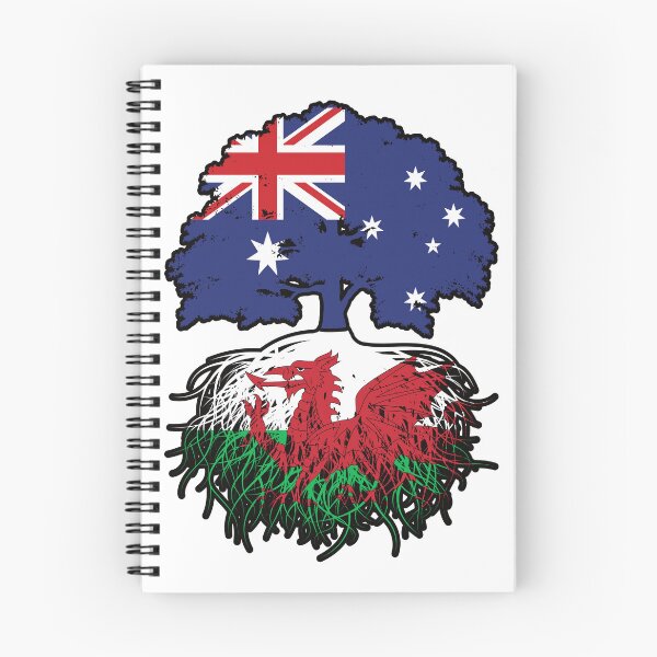Item preview, Wales Welsh Australian Australia Tree Roots Flag designed and sold by FlagX.