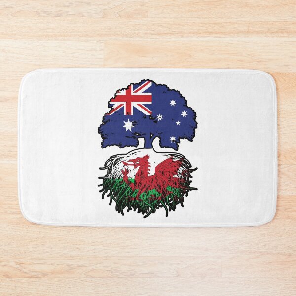 Item preview, Wales Welsh Australian Australia Tree Roots Flag designed and sold by FlagX.