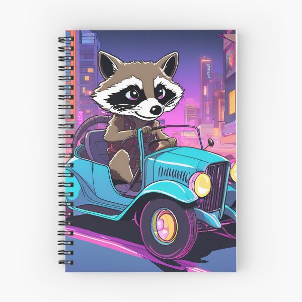 Item preview, Racoons Drive through the City designed and sold by renirena.