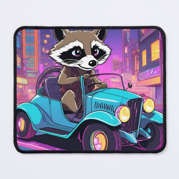 Item preview, Racoons Drive through the City designed and sold by renirena.