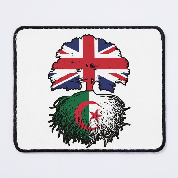 Item preview, Algeria Algerian British UK Tree Roots Flag designed and sold by FlagX.