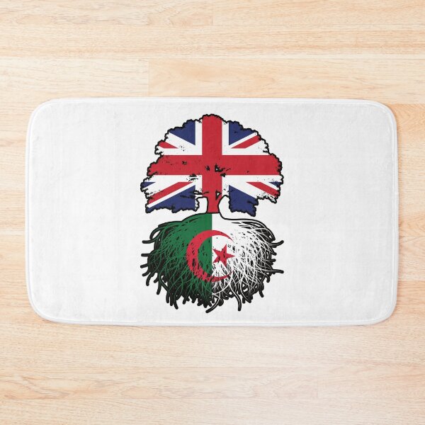 Item preview, Algeria Algerian British UK Tree Roots Flag designed and sold by FlagX.