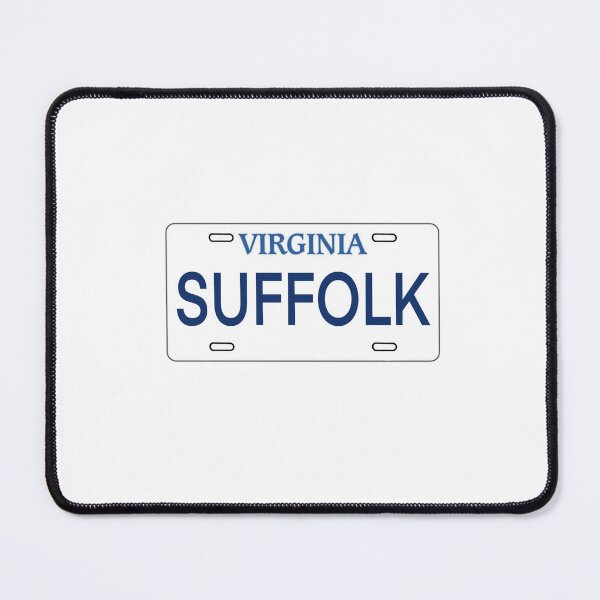 Item preview, Suffolk License Plate  designed and sold by delmarvastickers.