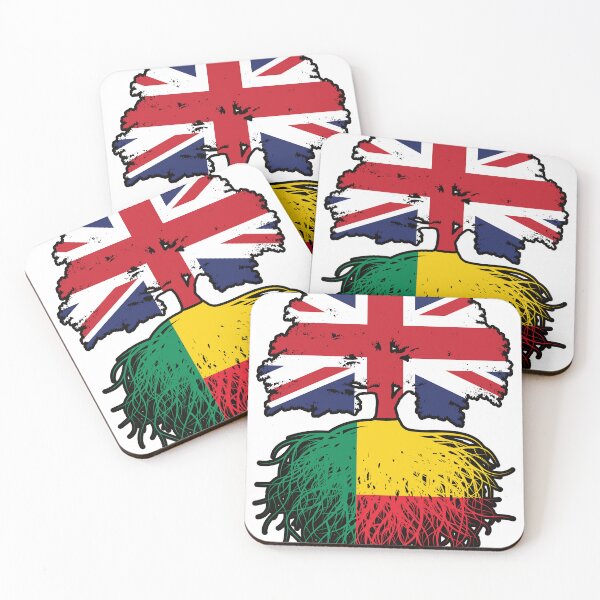 Item preview, Benin Beninese British UK Tree Roots Flag designed and sold by FlagX.