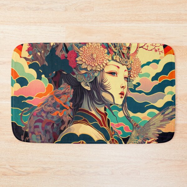 Item preview, Colourful Geisha  designed and sold by patternshoprad.