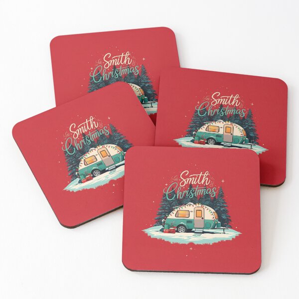 Item preview, Personalized Smith Family Christmas Camper | Outdoor Christmas Trees  designed and sold by PinkGoddessLove.