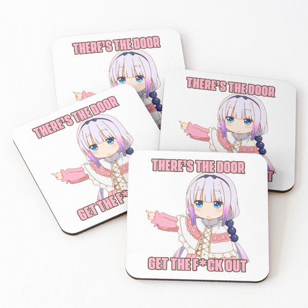 Item preview, Funny meme Kanna pointing get the fck out designed and sold by Tokyo Retro.