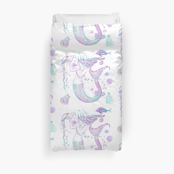 Mermaid Princess Duvet Cover