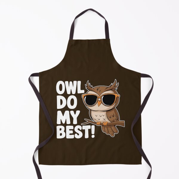 Item preview, Owl Do My Best! Cute Owl Pun designed and sold by PMCreative.