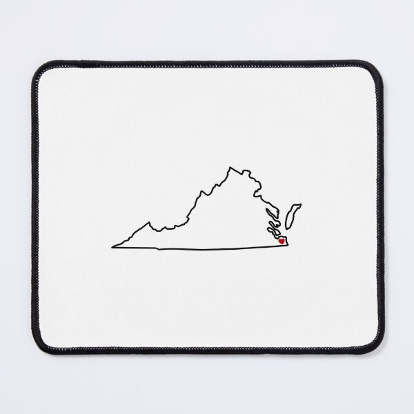 Item preview, Chesapeake Virginia Outline designed and sold by delmarvastickers.