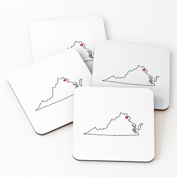 Item preview, Reston Virginia Outline/Map designed and sold by delmarvastickers.