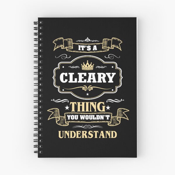 Item preview, It Is A Cleary Thing You Wouldn't Understand Cleary Name Shirt designed and sold by Zanden-zo.