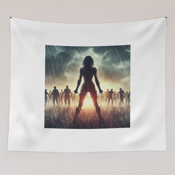 Item preview, X-23 VS Zombies designed and sold by GeekArtUniverse.