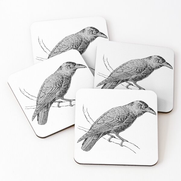 Item preview, raven designed and sold by Cine Merch.