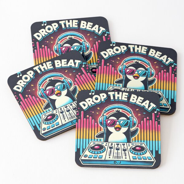 Item preview, Funny Cute Animals Artwork: DJ Penguin.  designed and sold by Davideus.