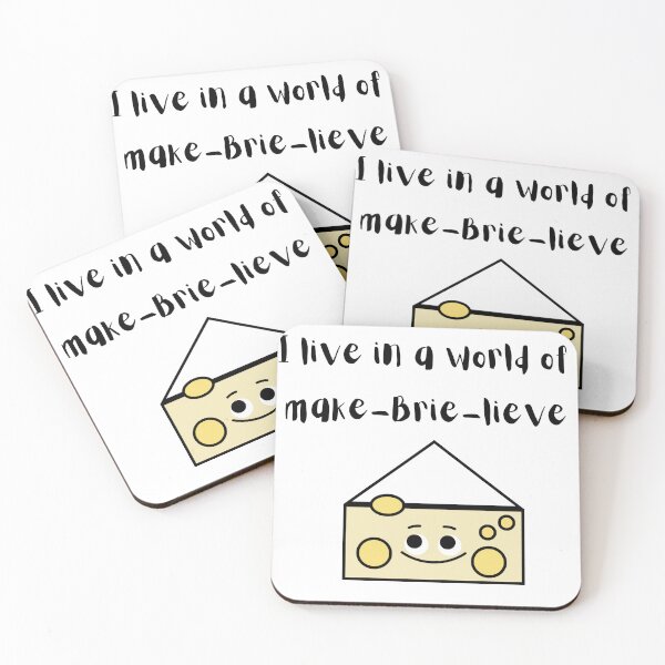 Artikelvorschau, Make-Brie-lieve – Süßes Käse-Design entworfen und verkauft von LaughingLabCoat.