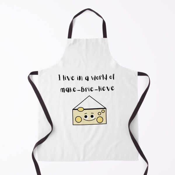 Item preview, Make-Brie-lieve - Cute Cheese Design designed and sold by LaughingLabCoat.