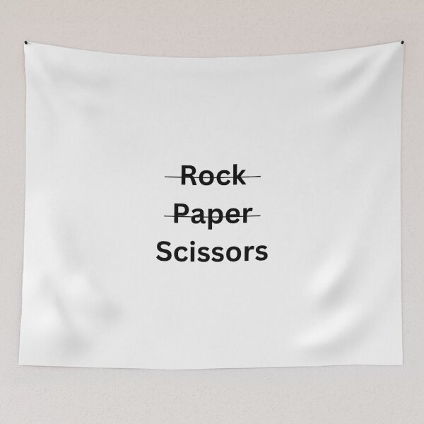 Item preview, Rock, Paper, Scissors - Lesbian Typography designed and sold by Travelslightly.
