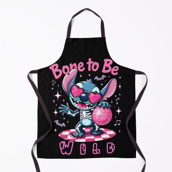 Item preview, Halloween Stitch "Bone to be Wild" a Funny Halloween Partying Design for Spooky Autumn Season designed and sold by TheInkyOwl-TIO.