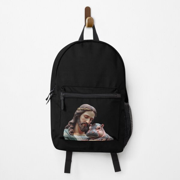 Item preview, Jesus Carrying Moo Deng designed and sold by tshirtsandme.
