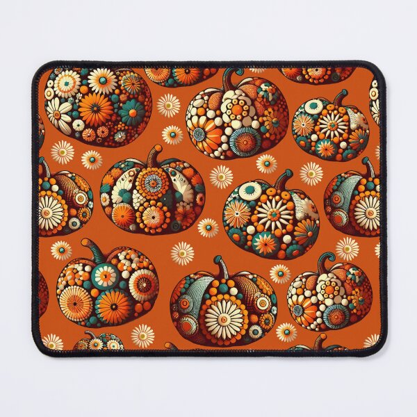 Item preview, Floral Pumpkins Orange designed and sold by SilverPegasus.