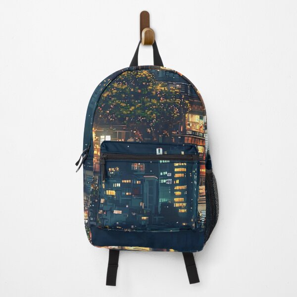 Item preview, Downtown Lights of the Cyberpunk Metropolis designed and sold by KCrowDesigns.