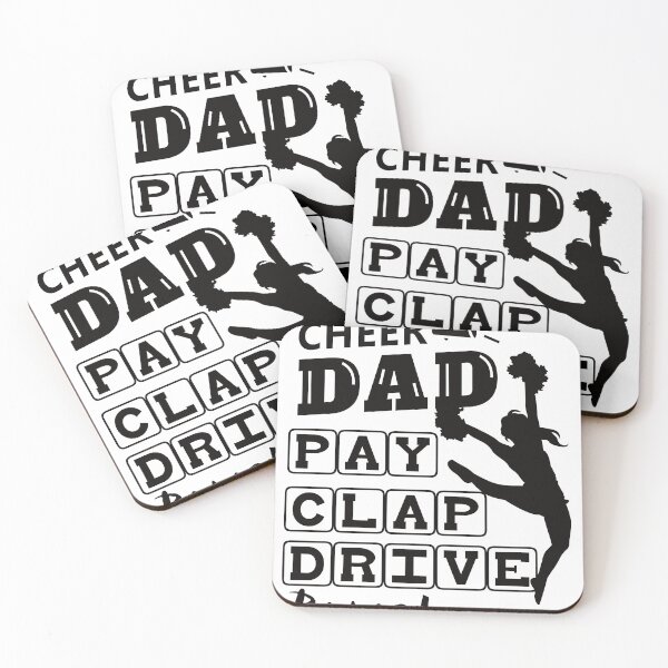 Item preview, Funny Cheer Dad Proud Cheerleader Father Humor Fathers Day designed and sold by wanasak.