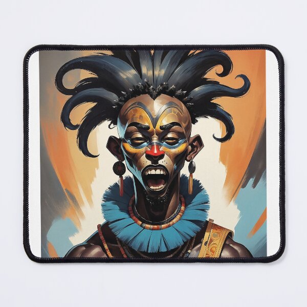 Item preview, Ogun, god of iron and war designed and sold by mamarilou.