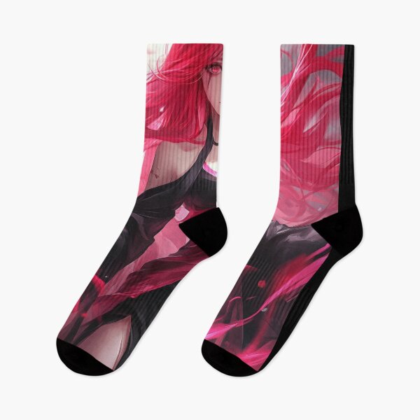 Item preview, A mystical warrior with flowing pink hair and dark attire stands confidently, surrounded by swirling energy in the night. designed and sold by Jerhus.