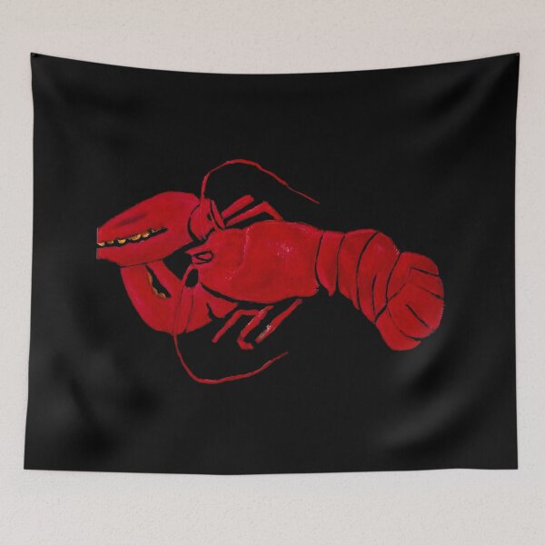 Item preview, Marsden Hartley  Lobster on Black Background designed and sold by TeeARTHY.