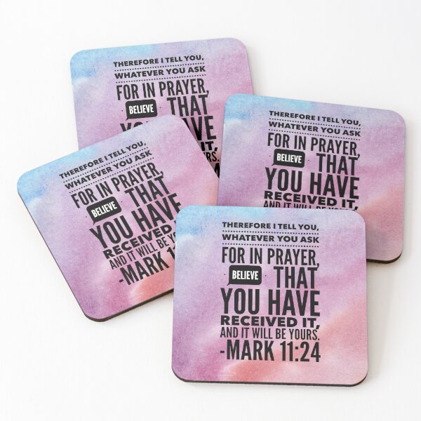 Item preview, Mark 11:24 Typographic Design designed and sold by Our Bible Journey.