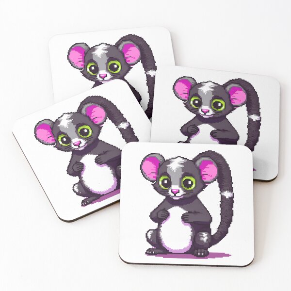 Item preview, Lemur Pixelized designed and sold by RetroPop23.