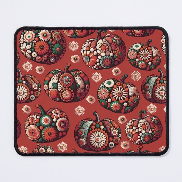 Item preview, Floral Pumpkins Red designed and sold by SilverPegasus.