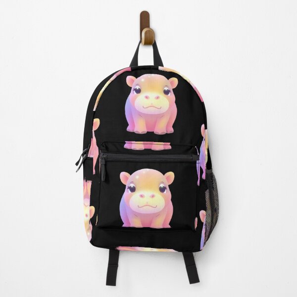 Item preview, Pink Moo Deng | Cartoon Cute Baby Hippo designed and sold by Whisky1111.