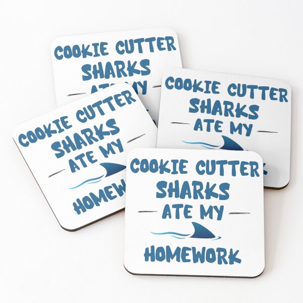 Item preview, cookie cutter sharks ate my homework tee tshirt t-shirt gift designed and sold by SellingStuff91.